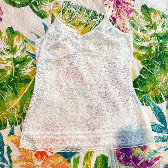 Bali Lace ‘N Smooth Shaping Cami White Size XL - Picture 5 of 10